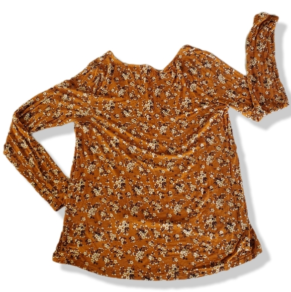 American Eagle Soft & Sexy Slub Long sleeve Button Down Blouse Top Size Small - Picture 2 of 4